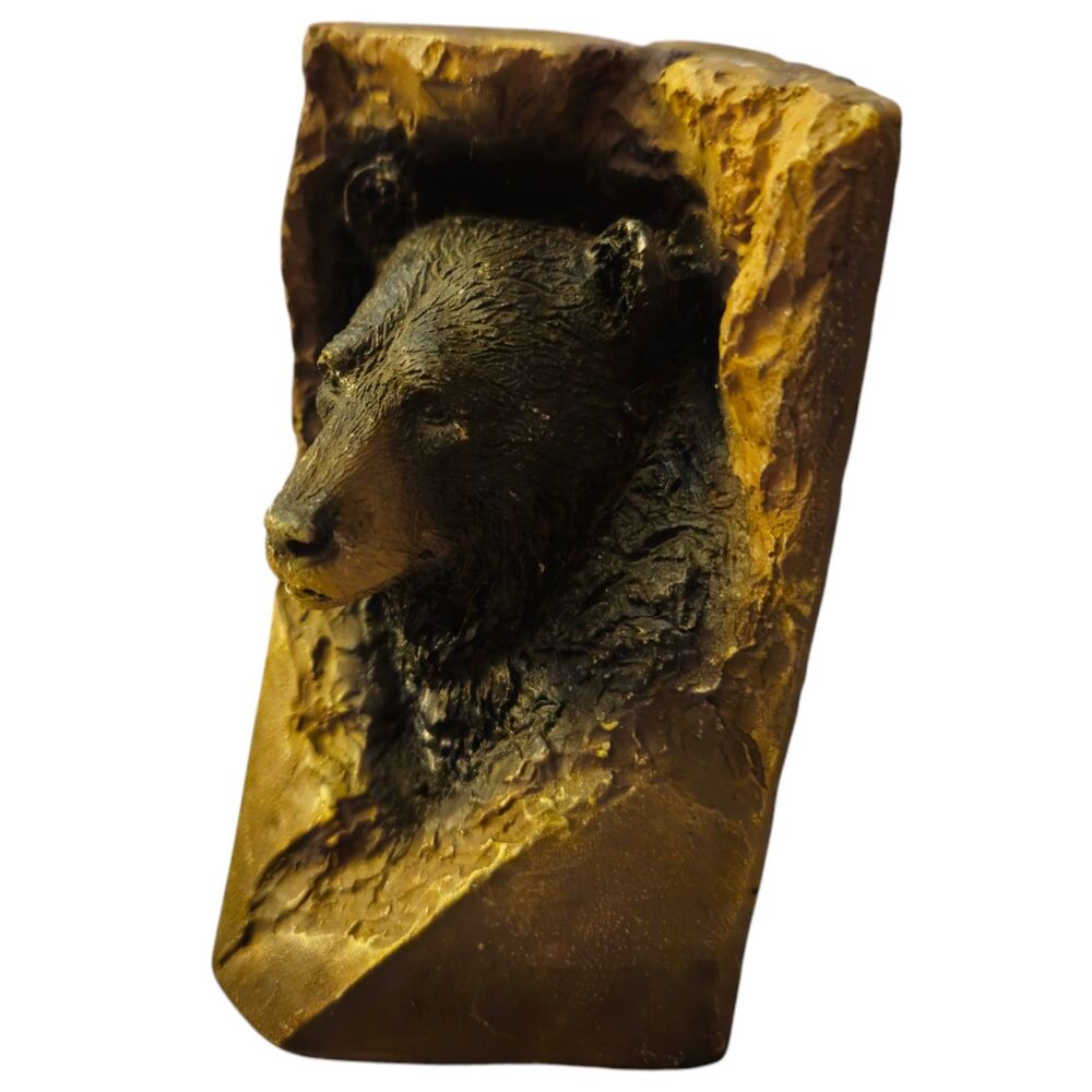 Vintage Bear Sculpture Figurine Mill Creek Studios MCSI 3.75" Home Decor Morales